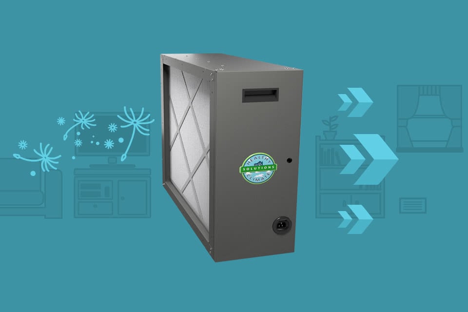 Airborne particles UV air sanitizer